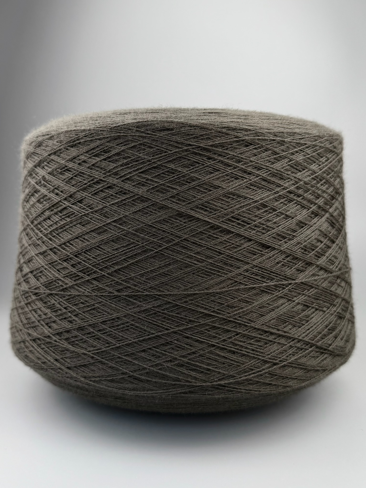 Zegna Baruffa Cashwool 2/30 – Extrafeines Merinogarn Dunkles Taupe Grau 156626 foto 2